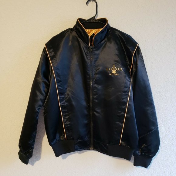 luxor Other - Vintage Luxor Casino Bomber Satin Jacket Las Vegas